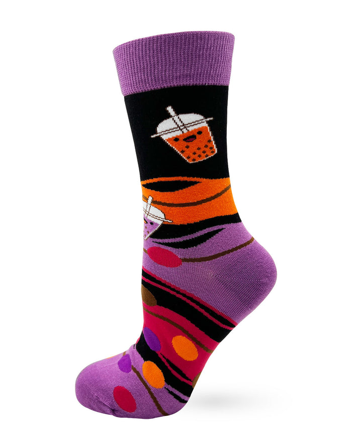 Bubble Tea Ladies' Crew Socks