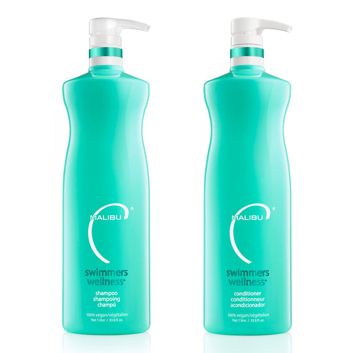 Swimmers Wellness Liter Shampoo & Conditioner Duo - Malibu C