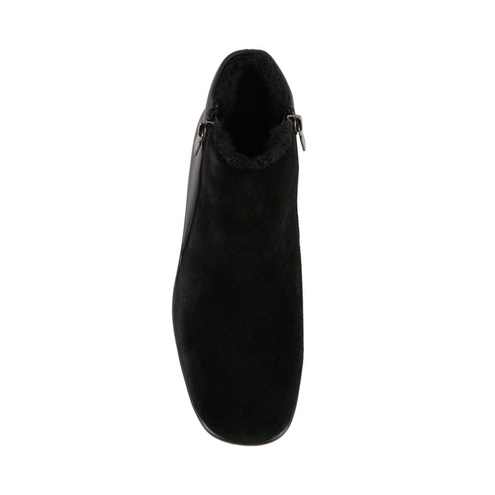 BLACK LEATHER/SUEDE