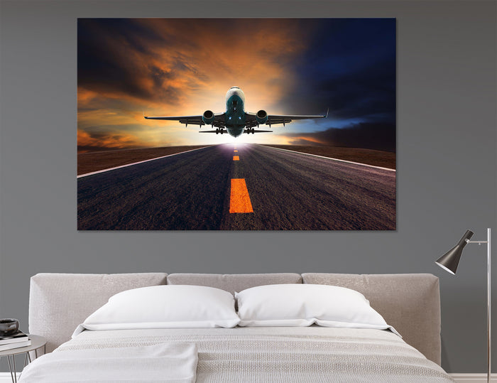 Takeoff Plane Canvas Print #3006