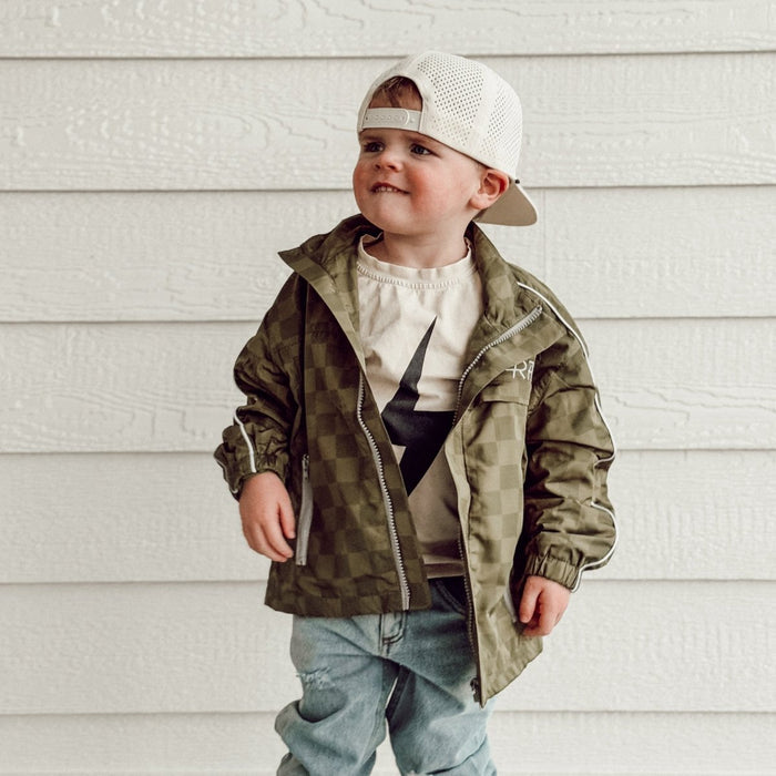 THE STORM RIDER WATERPROOF JACKET - ARMY GREEN