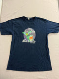 The Surfin Burrito T-shirt Cancun Mexico Surf Donkey Tee - L
