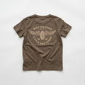 THE WINGED MECHANIC TEE - BROWN