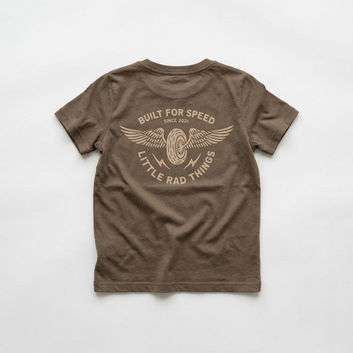 THE WINGED MECHANIC TEE - BROWN