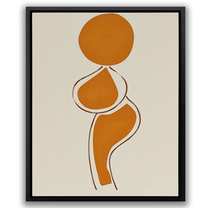 Thick Beauty - Beige Wall Art for Living Room