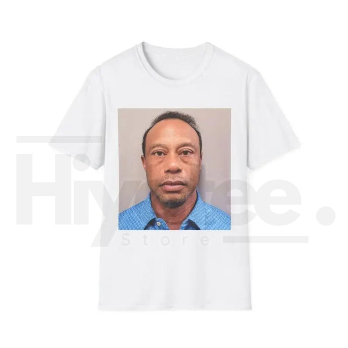 "Tiger Woods Mugshot 2026" – Funny Golf Fan Legend Graphic Top