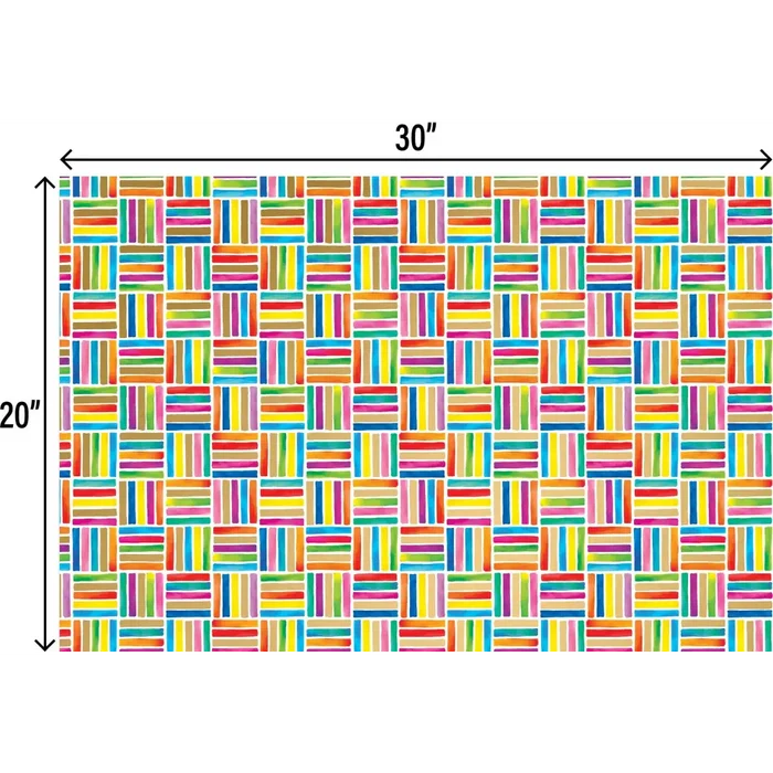 Tissue - Printed - Colorful Lines - PT203