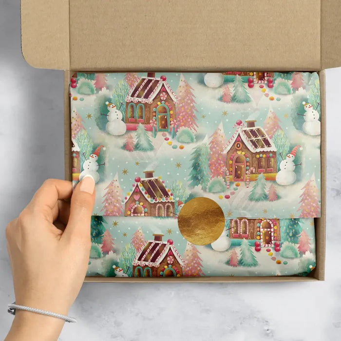 Tissue - Printed - Gingerbread Dreams - XPT702