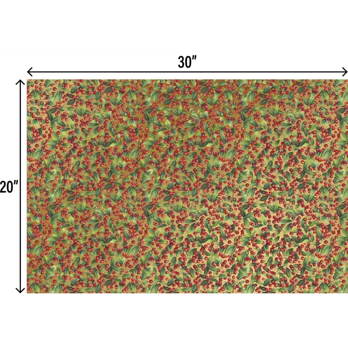 Tissue - Printed - Merry Berry (Recycled Fiber)