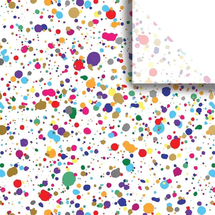 Tissue - Printed - Splatter - Retail 6 Pack (24 Sheets) -