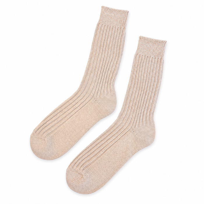 tittimitti® 100% Organic Cotton Men's Boot Socks. 1 Pair. Made in Italy.