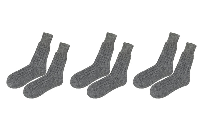 tittimitti® Women’s Alpaca Wool Socks 3-Pack – Soft Warm Winter Crew Socks (Made in Italy)