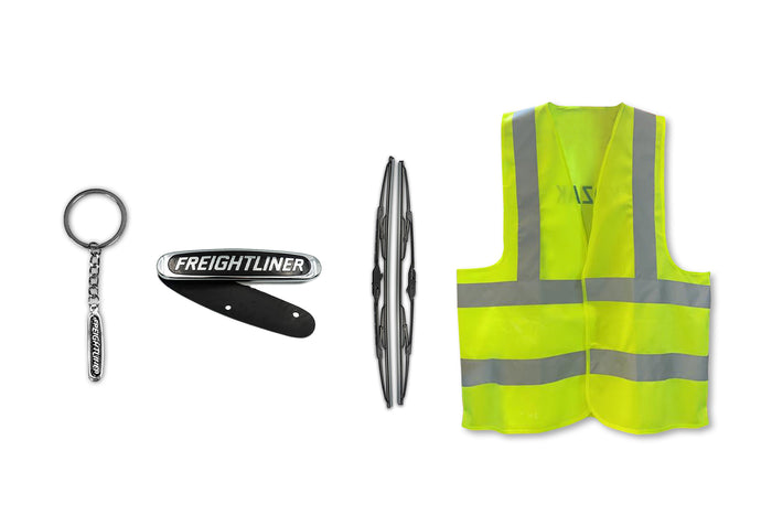 Top Bumper Fin Stainless Steel Driver 14" / 16" Bumper 2008-2017 Freightliner Cascadia 125 113