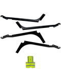 Top Lower Wind Cab Fairing Support Brackets 1L 1R 2L 2R Set Driver 2018-2024 Volvo VNL
