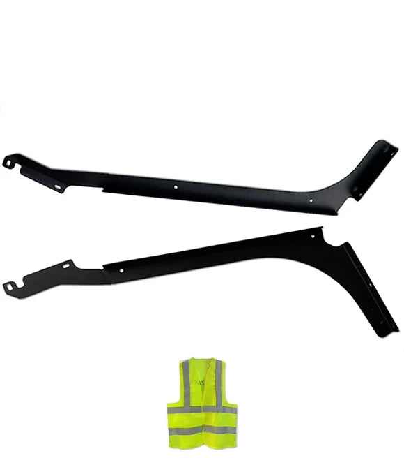 Top Upper & Lower Wind Cab Fairing Support Brackets 1L 2L Set Driver 2018-2024 Volvo VNL