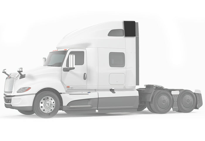 Top Wind Fairing Cab Extender Driver International LT LT625