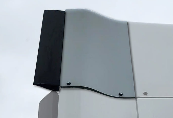 Top Wind Fairing Cab Extender with Trim Molding Passenger International LT625