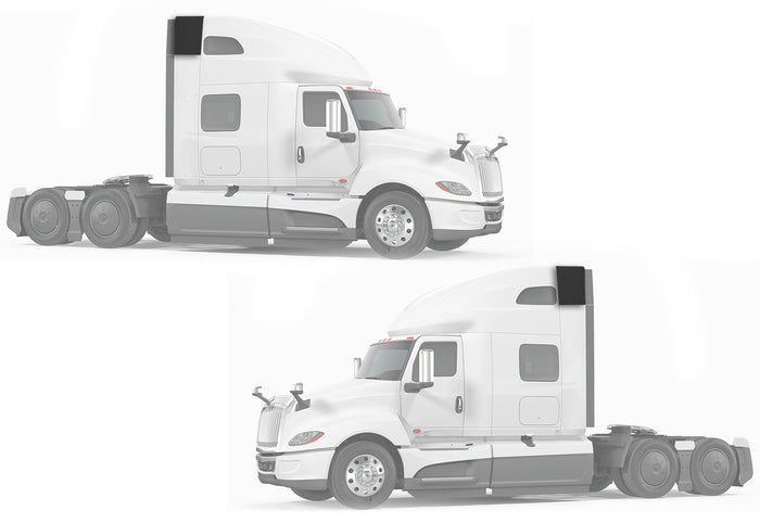 Top Wind Fairings Cab Extendes Set International LT LT625