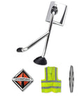 Towing Hood Mirror Chrome Left Side International Durastar -
