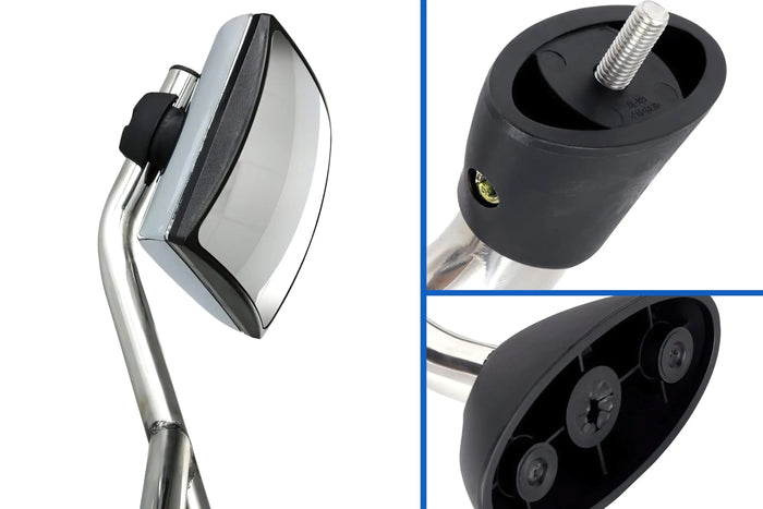 Towing Hood Mirror Chrome Right Side International Durastar -