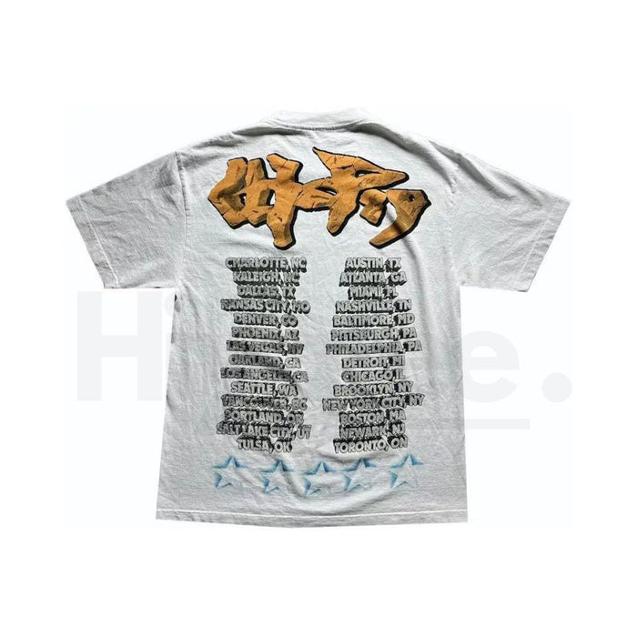 Travis Scott Utopia Tour White Skitzo Circus Maximus Tee – Premium Streetwear