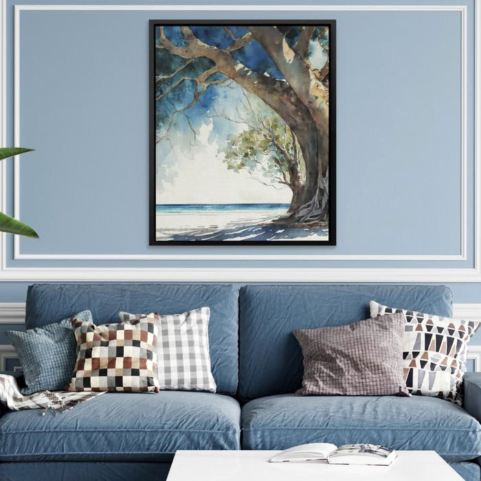 Tree by the Ocean - Beach Art