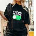 "TrendsFreak Mode On" Funny T-Shirt – High-Fashion Humor Graphic Tee