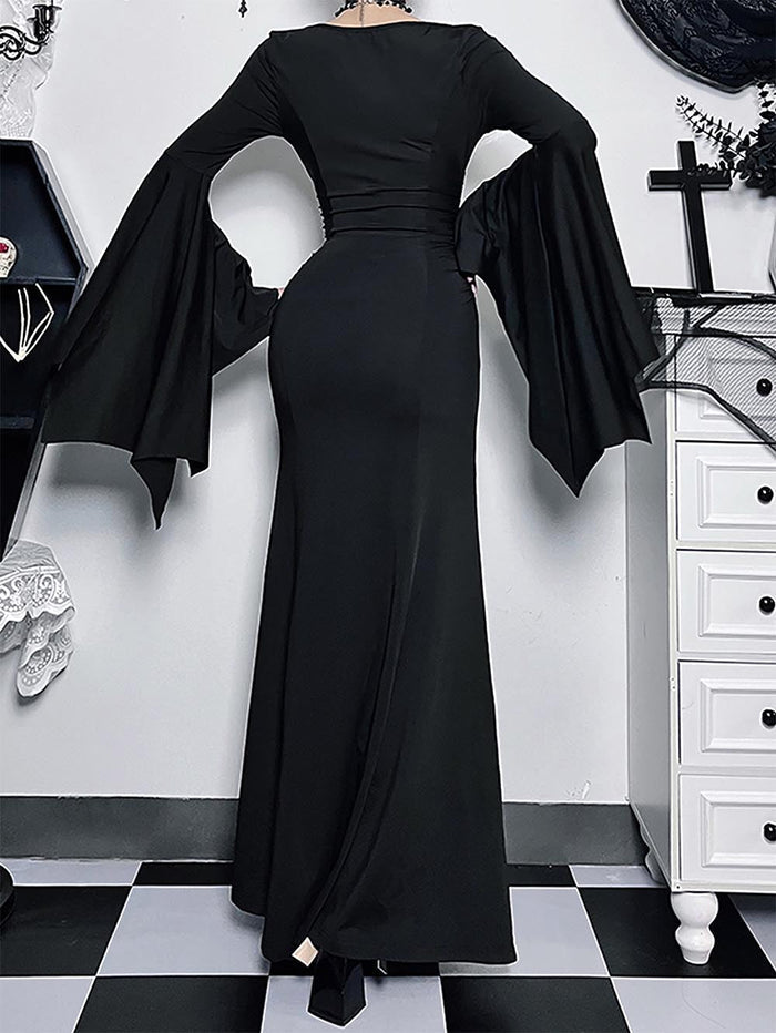 Trendy Slim Fit Batwing Sleeve Dress | ZAKAPOP