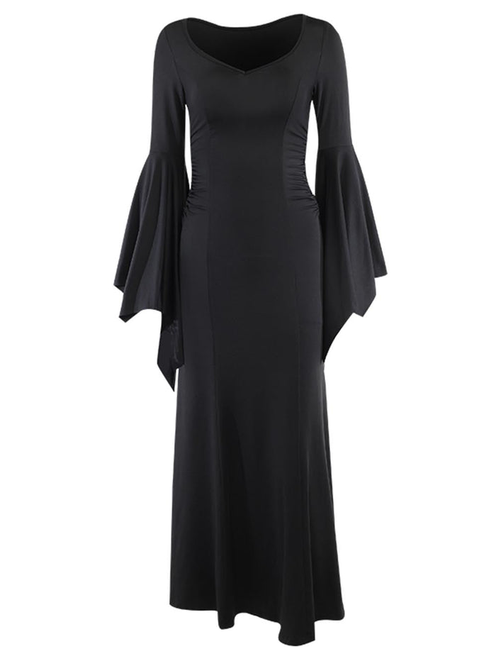 Trendy Slim Fit Batwing Sleeve Dress | ZAKAPOP