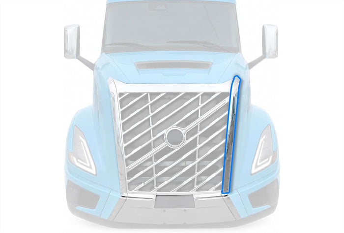 Trim Moulding Chrome fit Front Grille Driver 2025 2026 Volvo VNL