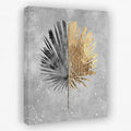 Tropical Leaf Gold - Floral Canvas Wall Art
