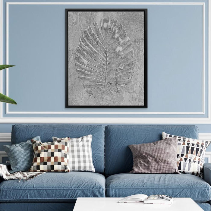 Tropical Leaf Print - Framed Art Print