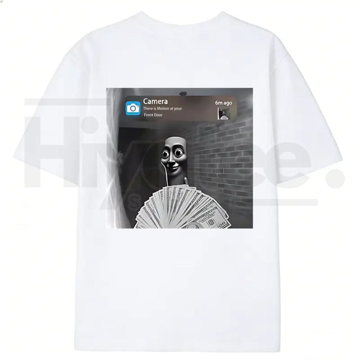 "Tung Tung Tung Sahur" Funny Viral Meme – Premium Cotton Black Graphic Top