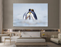 Two Penguins Canvas Print #8011