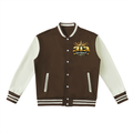 Two-Tone Fleeced Varsity Jacket