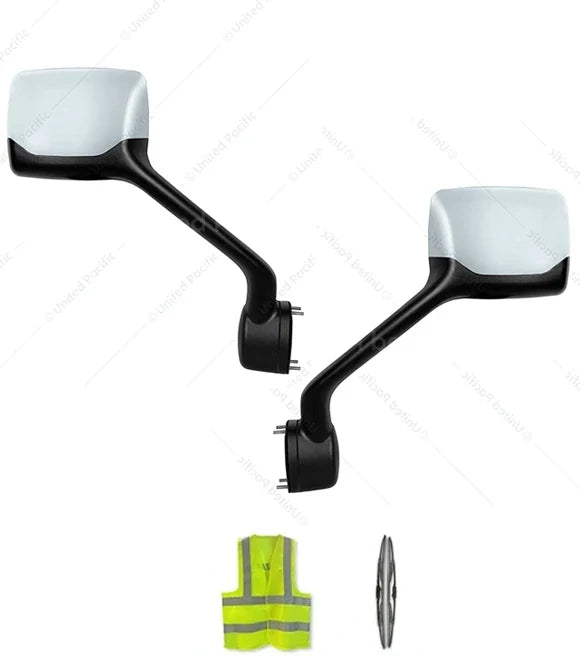 UNITED PACIFIC 42838 42839 Hood Mirror Chrome For 2013-2021 Kenworth T680 Set