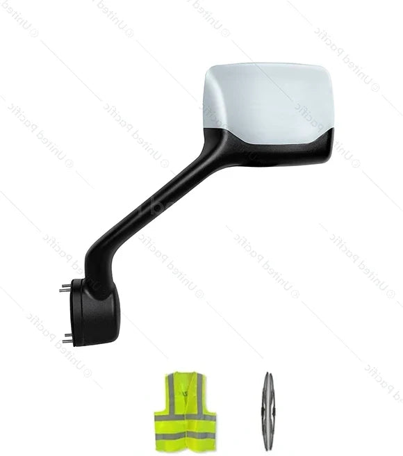 UNITED PACIFIC 42838 Hood Mirror Chrome For Peterbilt 587 Driver Side