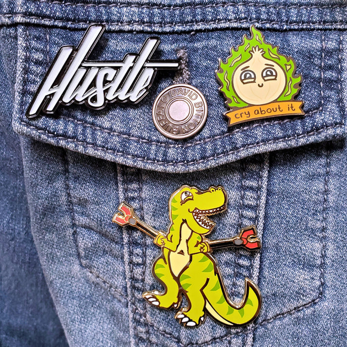 Unstoppable T-Rex Pin