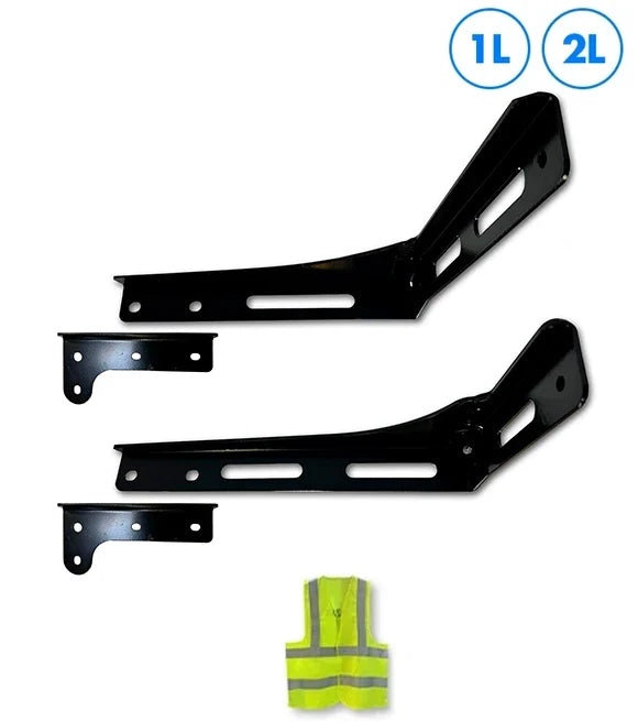 Upper Wind Cab Fairing Support Brackets Set 1L 2L Driver 2025 2026 Volvo VNL New