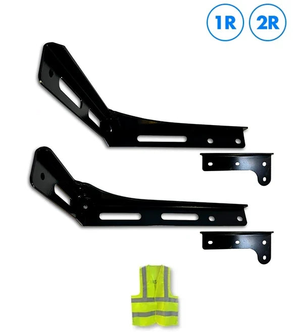 Upper Wind Cab Fairing Support Brackets Set 1R 2R Passenger 2025 2026 Volvo VNL New