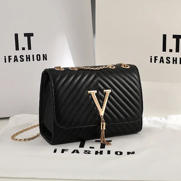 Verónica Adriaen Geniune Leather Shoulder Bag