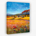 Village Landscape - Country and Farm Canvas Wall Art