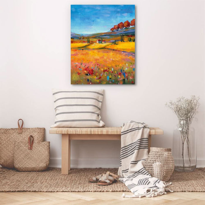 Village Landscape - Country and Farm Art