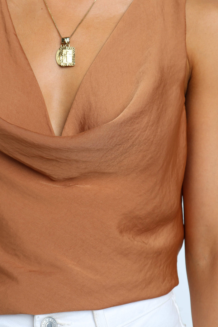 Vinita Top - Rust