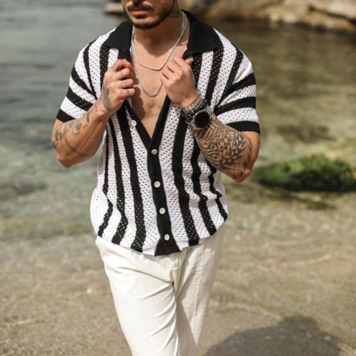 Vinthentic Lucca Men's Knitted Button-up