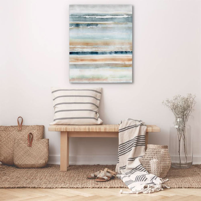 Watercolor Lines - Large Minimalist Canvas Print