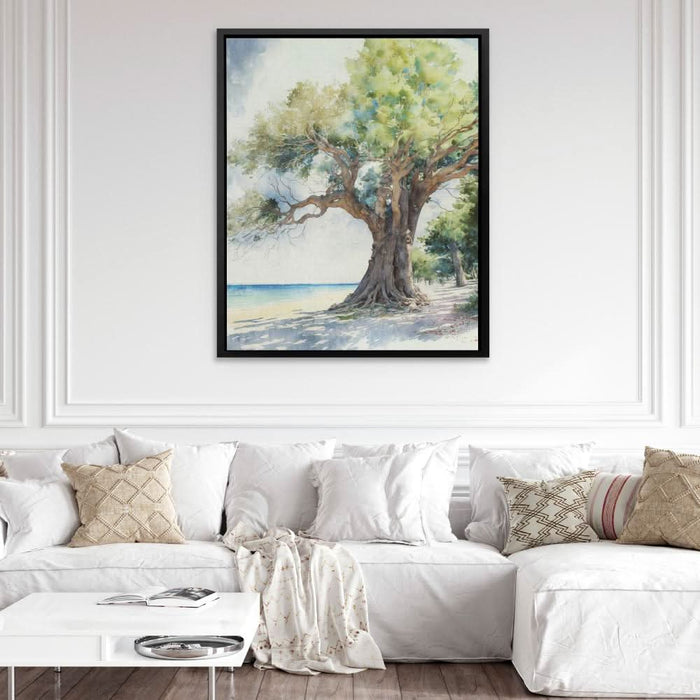 Watercolour Tree - Canvas Print