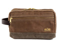 Waxed Canvas Dopp Kit - Brush Brown