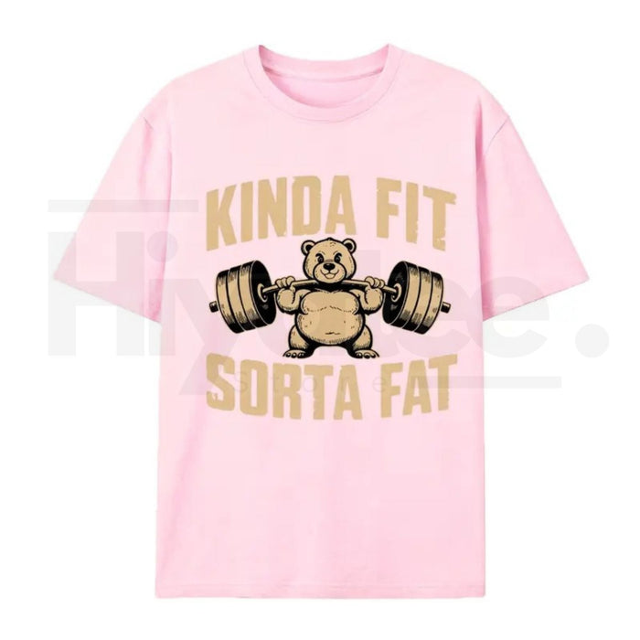 "Weightlifting Bear" – Funny Heavyweight Oversized Gym Graphic Top