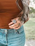 Western Concho Cowgirl Cuff Ring